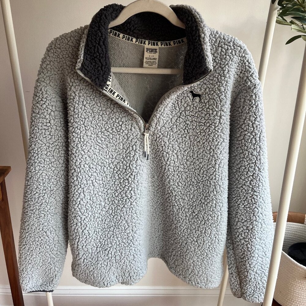 PINK quarter-zip